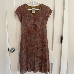 90s Brown Faded Glory Dress